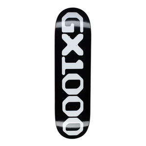 GX1000 OG LOGO BLACK SKATEBOARD DECK 8.5