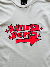 Load image into Gallery viewer, T-SHIRT ODILON PARIS LO-FI NEON LOGO WHITE PINK