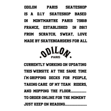 Load image into Gallery viewer, Odilon Paris Skateshop