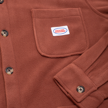Load image into Gallery viewer, FUCKING AWESOME POLAR FLEECE OVERSHIRT BROWN