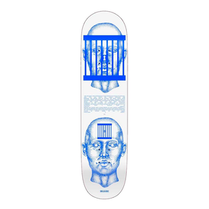 QUASI CAGE 1 WHITE SKATEBOARD DECK 8.375