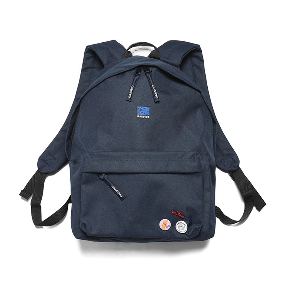 RASSVET SKATEBOARDS  LOGO BACKPACK NAVY