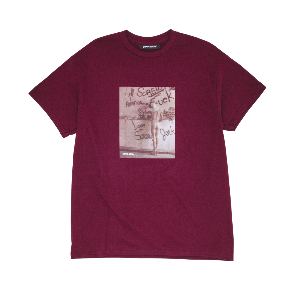 【FUCKING AWESOME】 LOVE AND SCREW TEE MAROON FUCKING AWESOME LOVE AND SCREW TEE MAROON – Odilon Paris