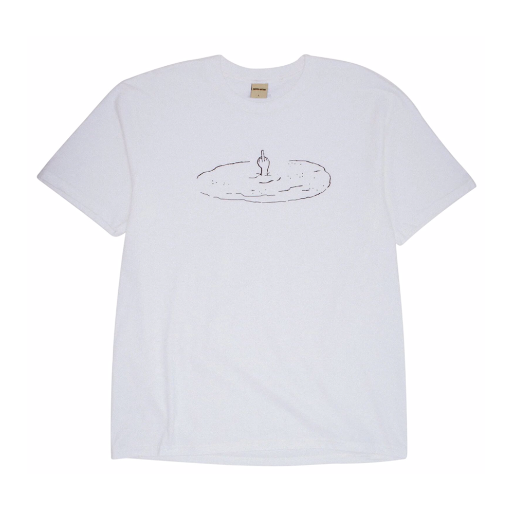 T-SHIRT FUCKING AWESOME FUCK THE WORLD WHITE