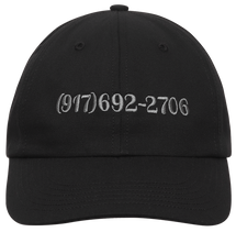 Load image into Gallery viewer, CALL ME 917 DIALTONE HAT BLACK