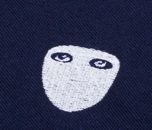 HOCKEY EYE WITH OUT A FACE POLO NAVY