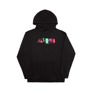 ALLTIMERS SIN GOOD EMBROIDERED HOODY BLACK