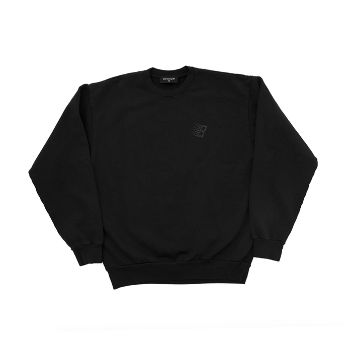 BRONZE 56K B LOGO CREWNECK OFF BLACK