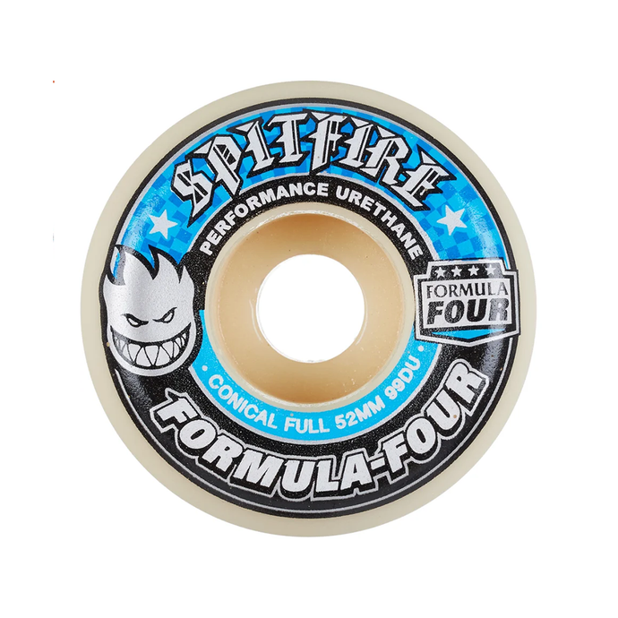 SPITFIRE FORMULA FOUR CONICAL FULL SKATEBOARD WHEELS 54MM 99D