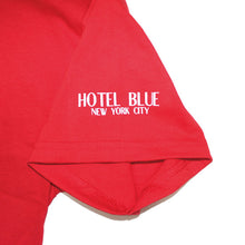 Load image into Gallery viewer, HOTEL BLUE YOUNGBLOOD TEE RED