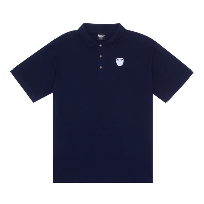 HOCKEY EYE WITH OUT A FACE POLO NAVY