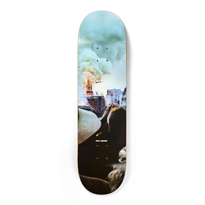 POLAR SKATE CO PAUL GRUND NOTRE DAME SKATEBOARD DECK 8.25