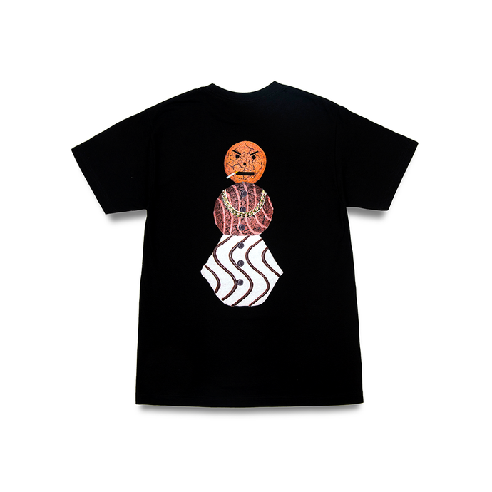 QUARTERSNACKS SNACKMAN TEE BLACK