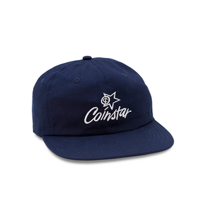 QUARTERSNACKS LOOSE CHANGE SNAPBACK CAP NAVY