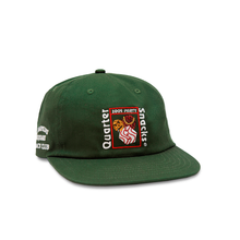 Load image into Gallery viewer, QUARTERSNACKS PARTY CAP FOREST GREEN