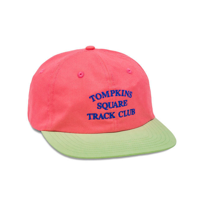 QUARTERSNACKS TOMKINS TRACK CLUB CAP TAN/ PINK