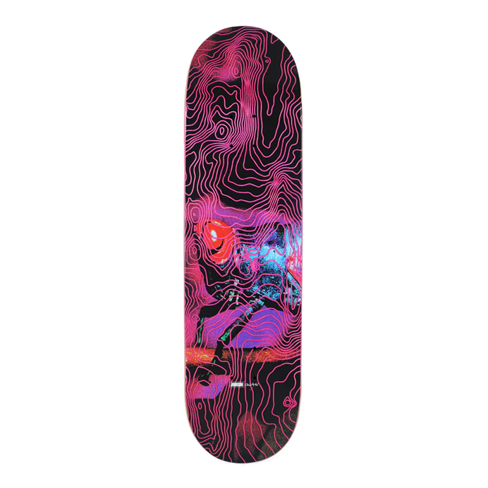 QUASI JOHNSON PINKTOPO SKATEBOARD DECK 8.375