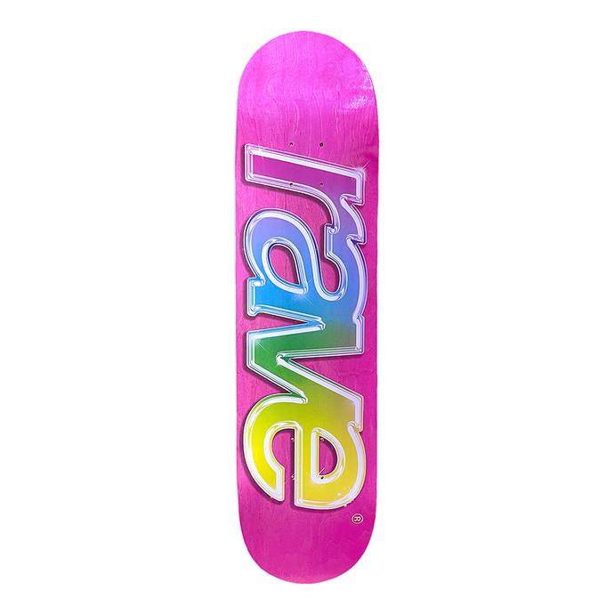 RAVE SKATEBOARDS RAINBOW SKATEBOARD DECK 8.0