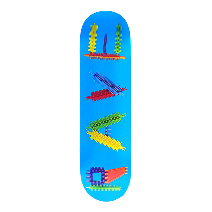 RAVE SKATEBOARD CLIPO BLUE SKATEBOARD DECK