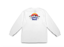 Load image into Gallery viewer, QUARTERSNACKS MOUNTAIN LONGSLEEVE TEE WHITE