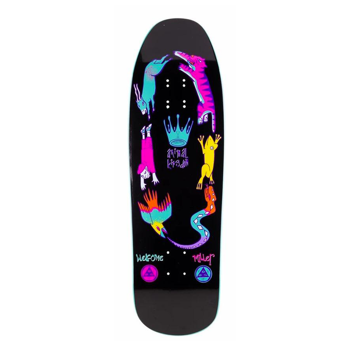 WELCOME SKATEBOARDS ANIMAL KINGDOM (CHRIS MILLER) REISSUE ON GAIA SKATEBOARD DECK 9.6