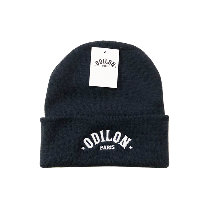 ODILON PARIS OG LOGO BEANIE BLEU ENCRE DE SEICHE