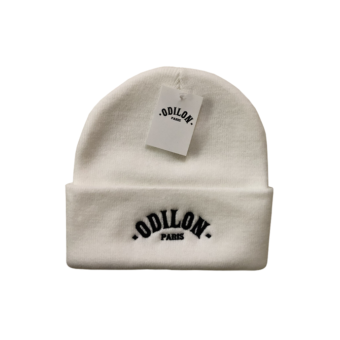 ODILON PARIS OG LOGO BEANIE BLANC TIP-X