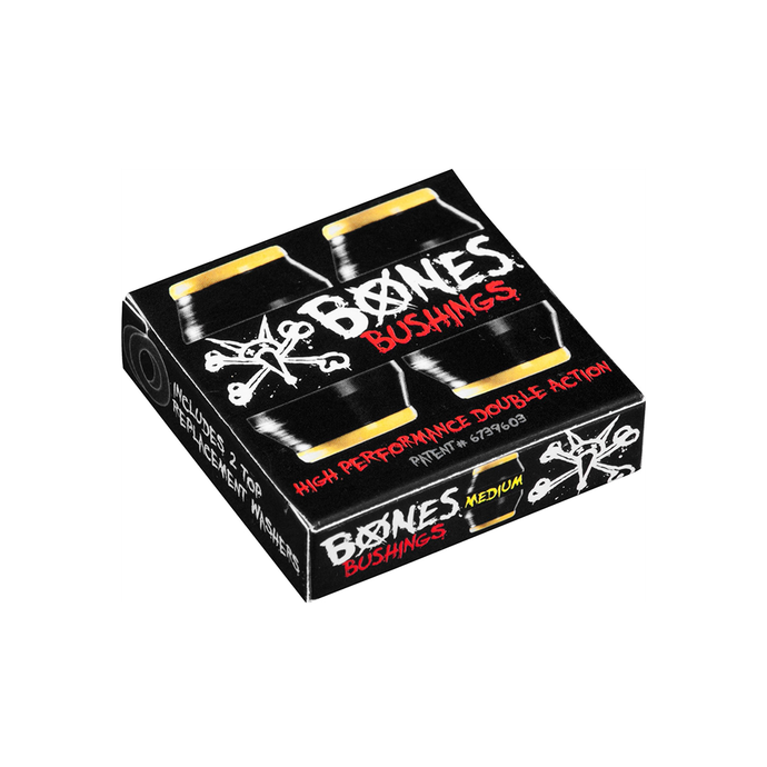 BONES WHEELS BUSHING MEDIUM BLACK PACK 91A