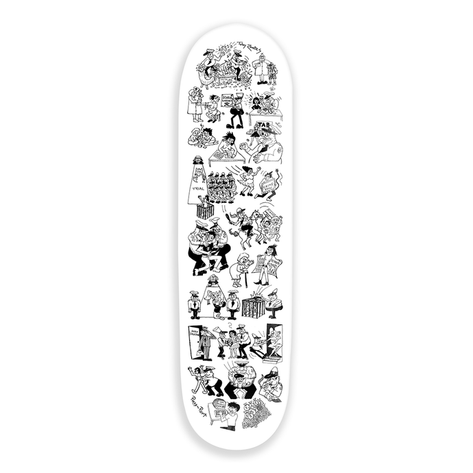 PASS-PORT SKATEBOARDS COPPERS TOBY ZOATES SERIES SKATEBOARD DECK 8.0