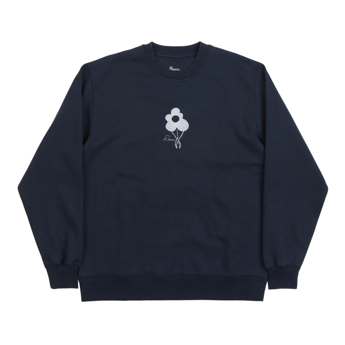 DANCER FLOWER LOGO CREW NAVY