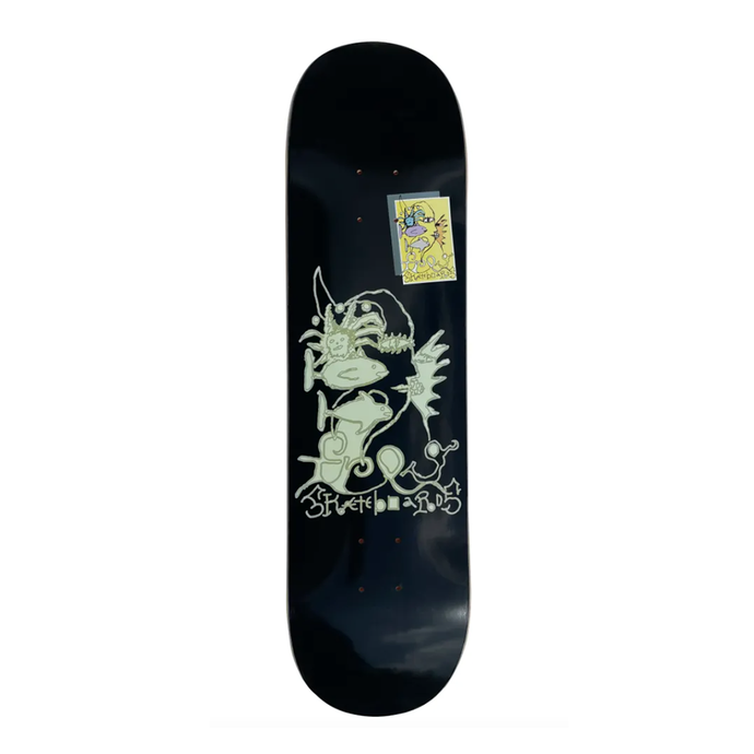 FROG SKATEBOARDS QUEEN OF FROG LAND SKATEBOARD DECK 8.25