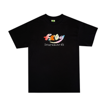 Load image into Gallery viewer, FROG SKATEBOARDS DINO LOGO TEE BLACK