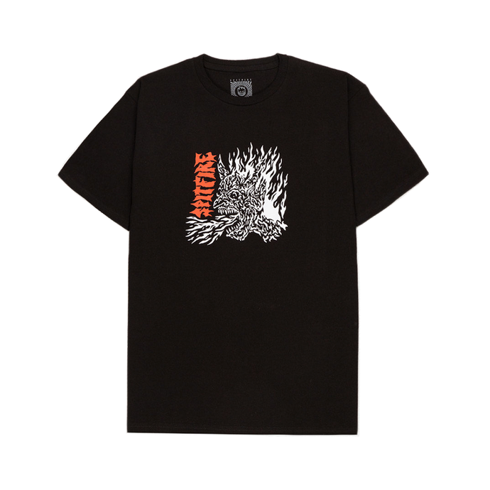 SPITFIRE FIEND TEE BLACK