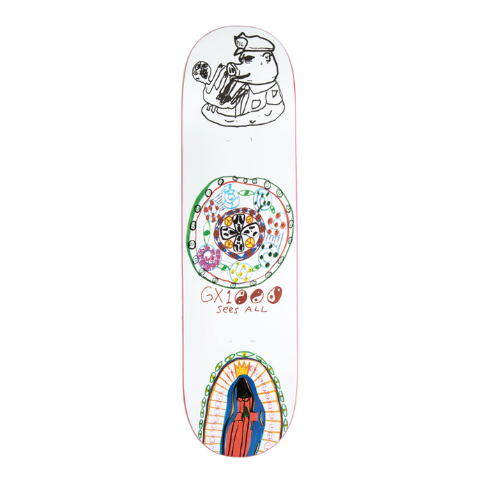 GX1000 SEE ALL SKATEBOARD DECK 8.0