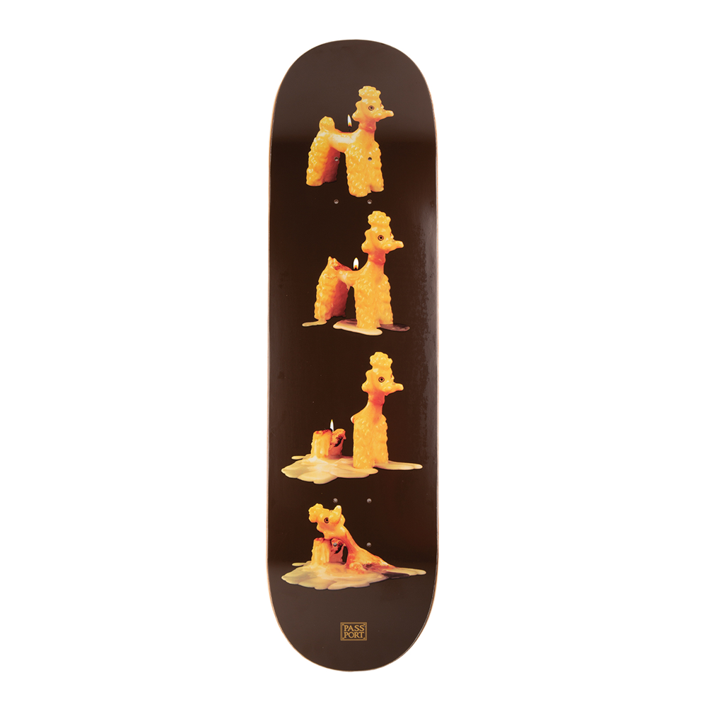 PASS-PORT POODLE CANDLE SERIES SKATEBOARD DECK 8.25