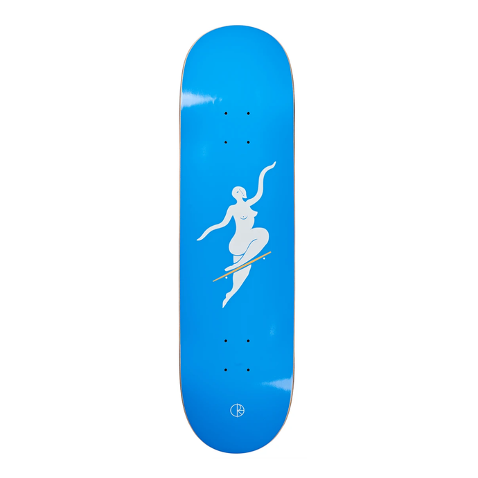 POLAR SKATE CO TEAM NO COMPLY BLUE SKATEBOARD DECK 8.5