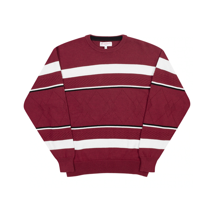 YARDSALE LOUNGE KNIT RED/ WHITE